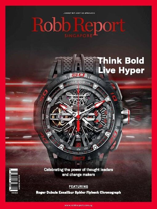 Title details for Robb Report Singapore by Media Publishares Pte Ltd - Available